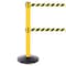 Queue Solutions SafetyPro Twin 300, Yellow, 16' Yellow/Black BEWARE OPEN PIT Belt SPROTwin300Y-YBBOP160 - alternate 1